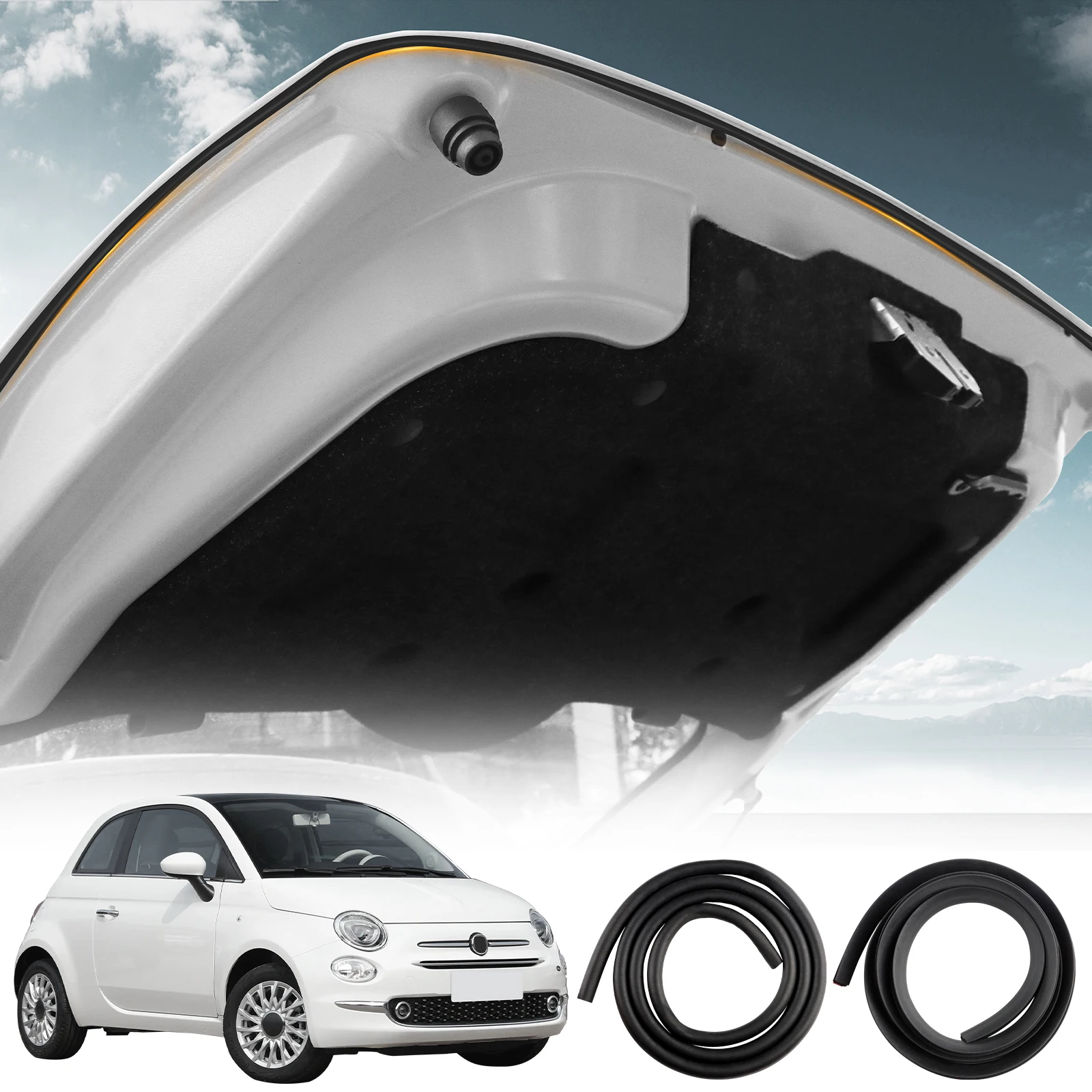 For Abarth 595 695 2012-2024 Car Door Trunk Silicone Seal Strip for Fiat 500 2008-2024 Sealants Sticker Soundproof Waterproof
For Abarth 595 695 2012-2024 Car Door Trunk Silicone Seal Strip for Fiat 500 2008-2024 Sealants Sticker Soundproof Waterproof