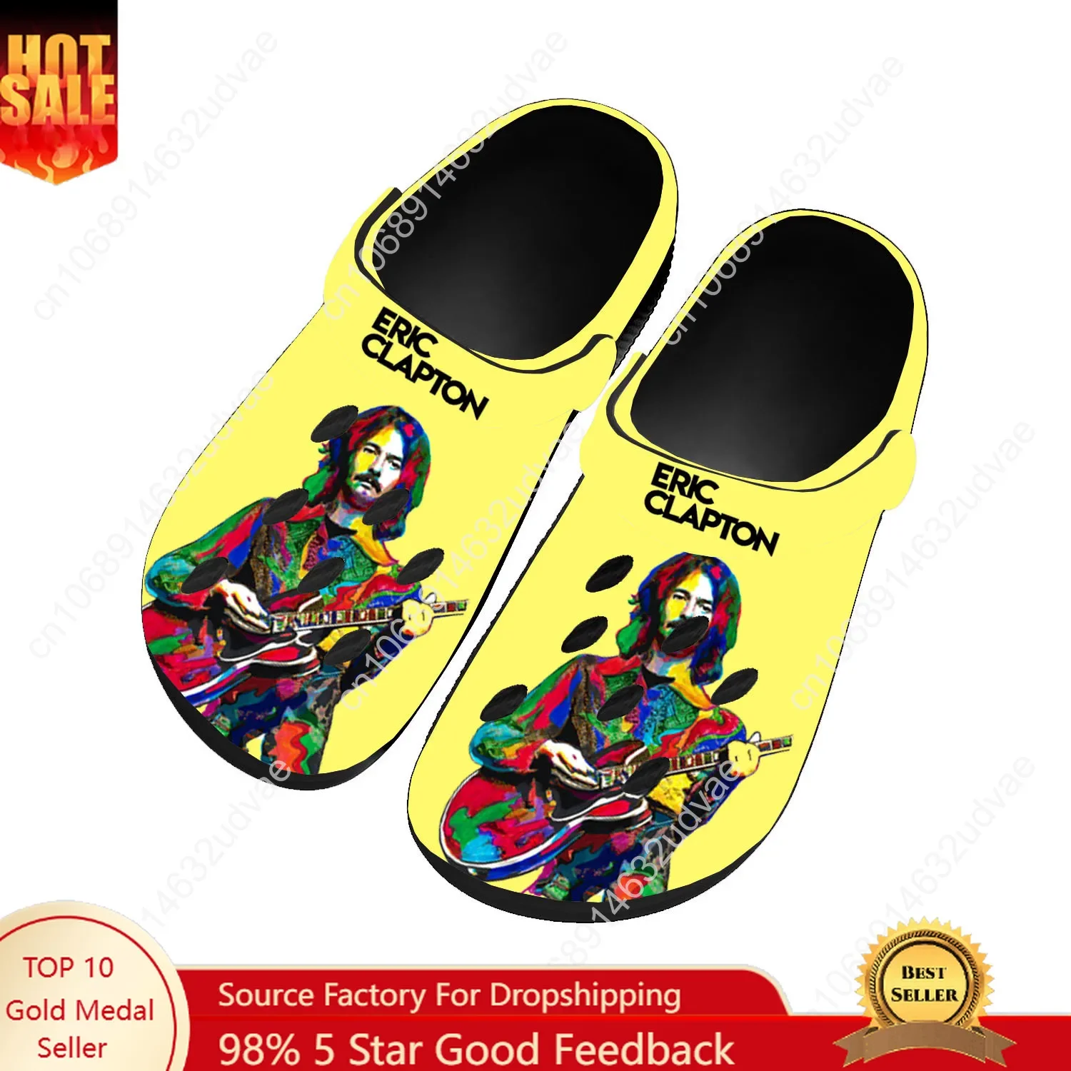 Eric Clapton Water Shoes Mens Womens Non-slip Fashion Home Garden Clogs Customizd Sandals Beach Breathable Hole Slippers
Eric Clapton Water Shoes Mens Womens Non-slip Fashion Home Garden Clogs Customizd Sandals Beach Breathable Hole Slippers