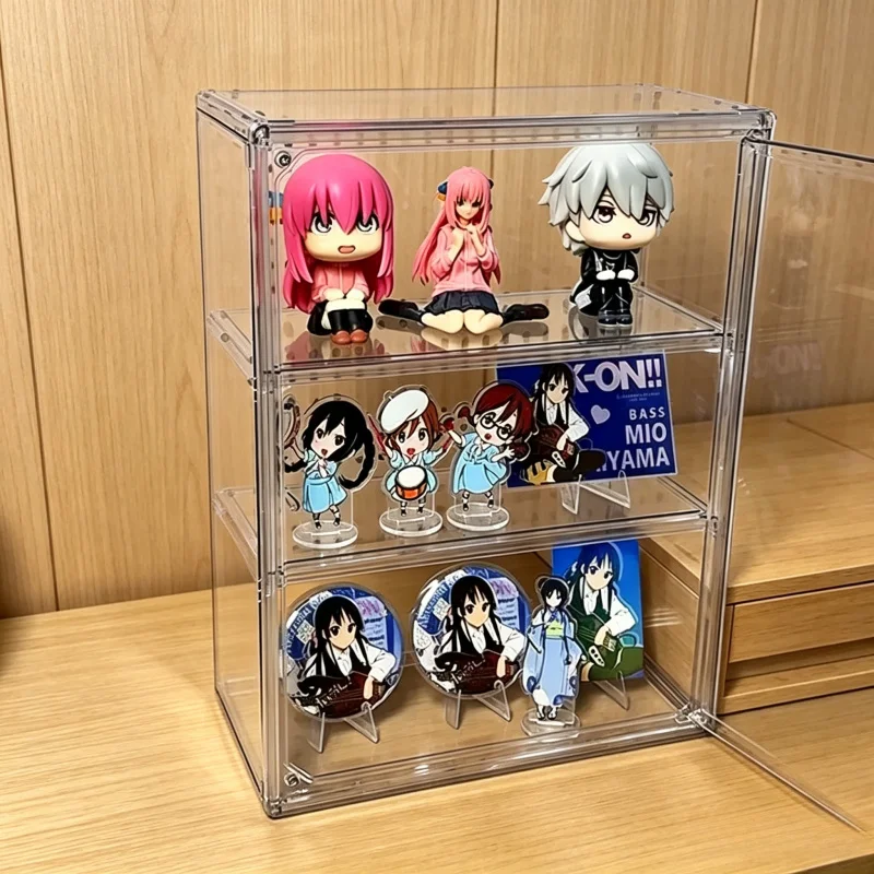 2 Grids 3 Tiers Clear Plastic Display Box Dustproof Desktop Organizer for Figures Dolls Large Capacity Toy Storage Cabinet
2 Grids 3 Tiers Clear Plastic Display Box Dustproof Desktop Organizer for Figures Dolls Large Capacity Toy Storage Cabinet