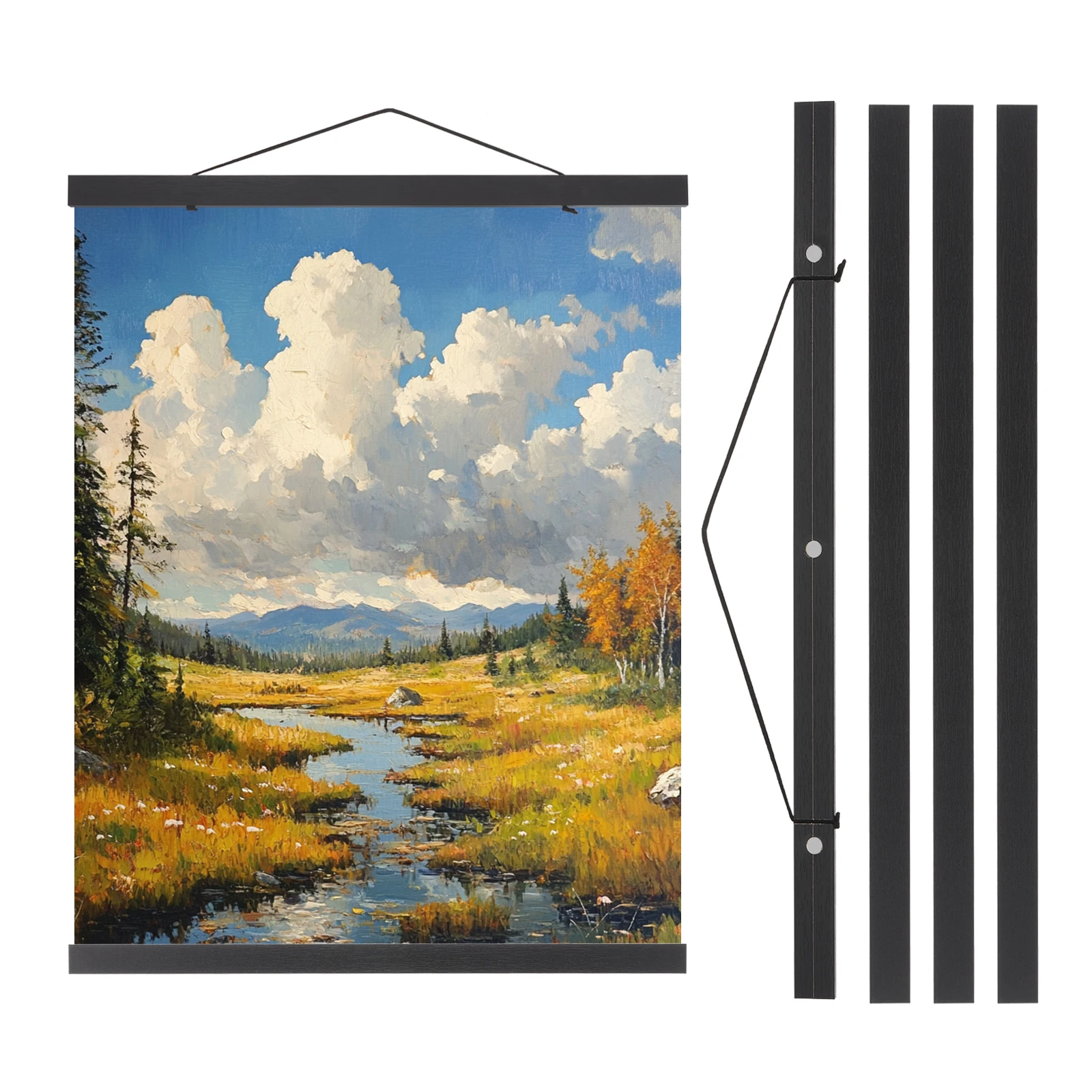 2Set Magnetic Wooden Picture Poster Hanger Frames Magnet Painting Frame Photo Frame Painting Canvas Poster Frames Art Hanger
2Set Magnetic Wooden Picture Poster Hanger Frames Magnet Painting Frame Photo Frame Painting Canvas Poster Frames Art Hanger