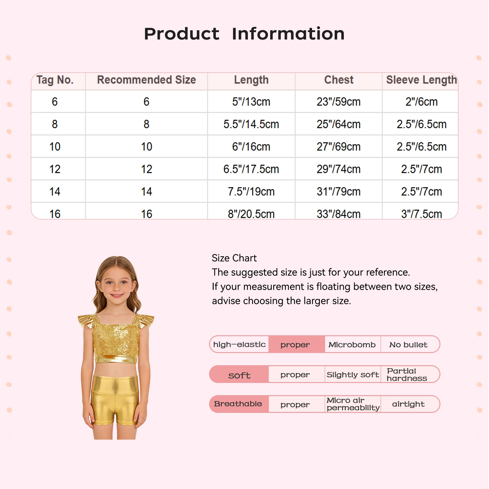 Children Ballet Gymnastics Jazz Dance Wear Square Collar Sequin Metallic Crop Top High Waist Shiny Shorts Sparkly Performance
Children Ballet Gymnastics Jazz Dance Wear Square Collar Sequin Metallic Crop Top High Waist Shiny Shorts Sparkly Performance