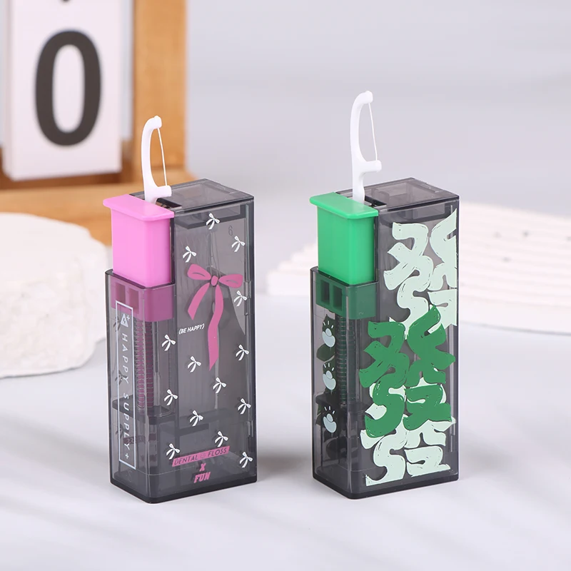 Dental Floss Dispenser With 10Pcs Floss Dental Floss Storage Box Auto Refillable Oral Hygiene Care Floss
Dental Floss Dispenser With 10Pcs Floss Dental Floss Storage Box Auto Refillable Oral Hygiene Care Floss