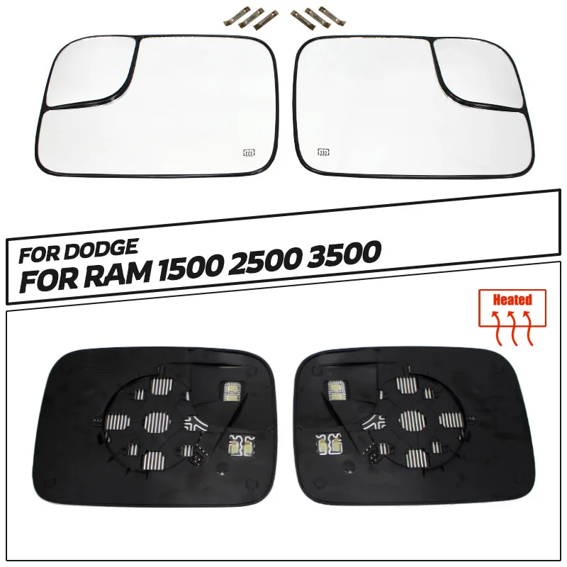 For Dodge Ram 1500 2500 3500 PICKUP 2005-2009 Side Rearview Heated Mirror Glass 5161011AA/5191035AA Car Accessorie
For Dodge Ram 1500 2500 3500 PICKUP 2005-2009 Side Rearview Heated Mirror Glass 5161011AA/5191035AA Car Accessorie