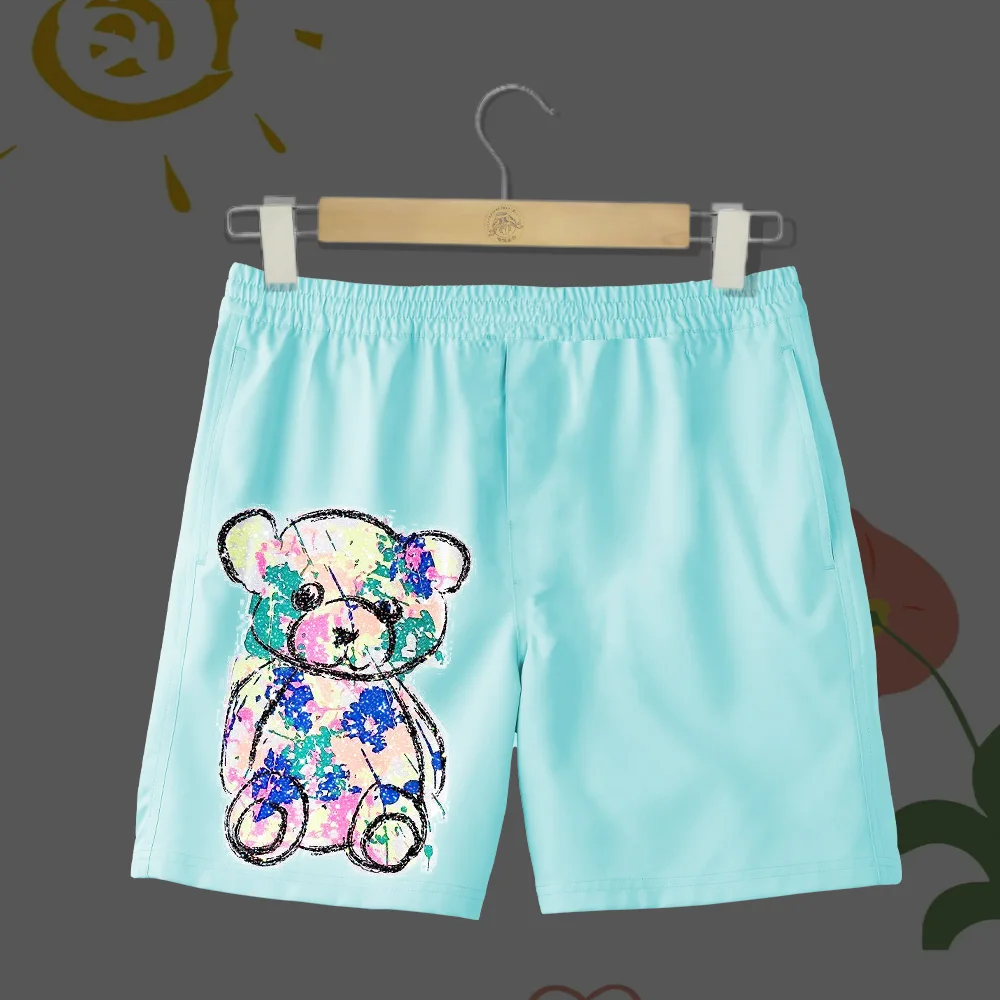 Children summer quick drying beach shorts men's and women's colorful Bear bright print casual beach shorts loose children's wear
Children summer quick drying beach shorts men's and women's colorful Bear bright print casual beach shorts loose children's wear