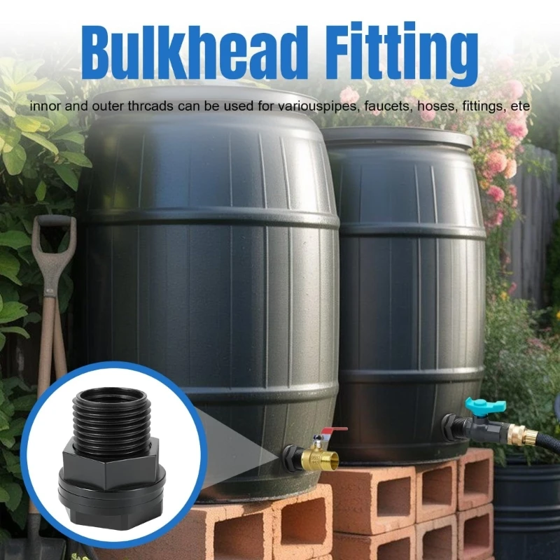 1Set Metal Water Connectors Theaded Bulkhead Fitting with Rubber Rings
1Set Metal Water Connectors Theaded Bulkhead Fitting with Rubber Rings