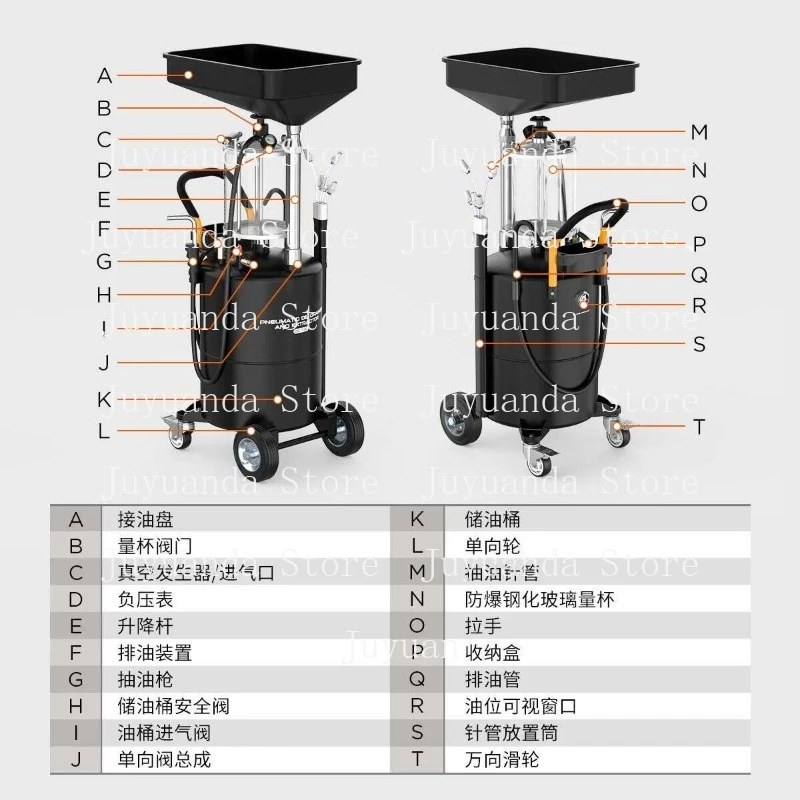 OD720 70L Oil Extractor 12V Electric Fluid Evacuator for Car Boat Engine Oil Change Pump Drain Tank
OD720 70L Oil Extractor 12V Electric Fluid Evacuator for Car Boat Engine Oil Change Pump Drain Tank