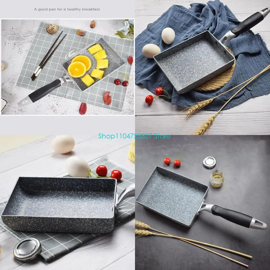 D8KF Japanese Omelette Rectangle Frying Pan Non-Stick Tamagoyaki Rolled Egg Cooker
D8KF Japanese Omelette Rectangle Frying Pan Non-Stick Tamagoyaki Rolled Egg Cooker