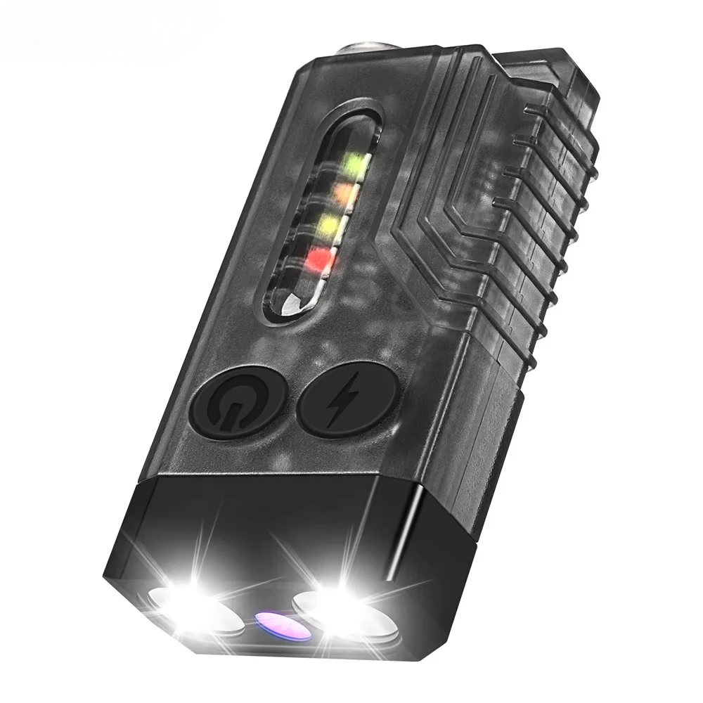 V10/20/30 EDC Flashlight Keychain Light 1000LM Portable Mini Torch Type-C Rechargeable Light With Magnet Camping Pocket Lantern
V10/20/30 EDC Flashlight Keychain Light 1000LM Portable Mini Torch Type-C Rechargeable Light With Magnet Camping Pocket Lantern