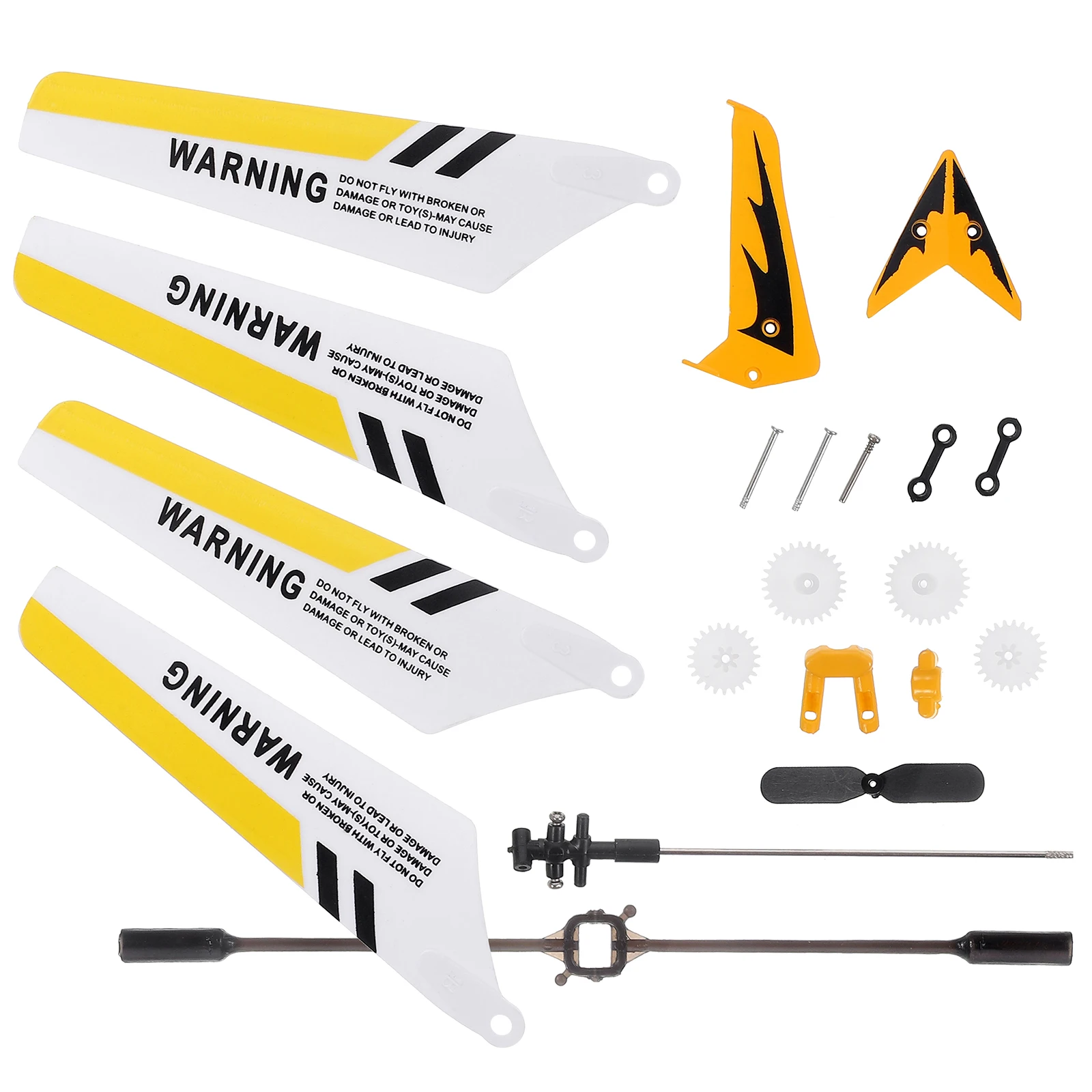 S107G Accessories Yellow Replacement Parts for S107 Helicopter Spare Blades Tail Decorations Connect Buckles
S107G Accessories Yellow Replacement Parts for S107 Helicopter Spare Blades Tail Decorations Connect Buckles