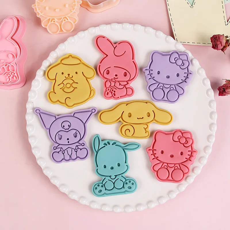 Kuromi Cookie Cutter Kawaii Cartoon My Melody Biscuit Mould 3D Stereoscopic Pressing Model Mold Kitchen DIY Reusable Baking Tool
Kuromi Cookie Cutter Kawaii Cartoon My Melody Biscuit Mould 3D Stereoscopic Pressing Model Mold Kitchen DIY Reusable Baking Tool