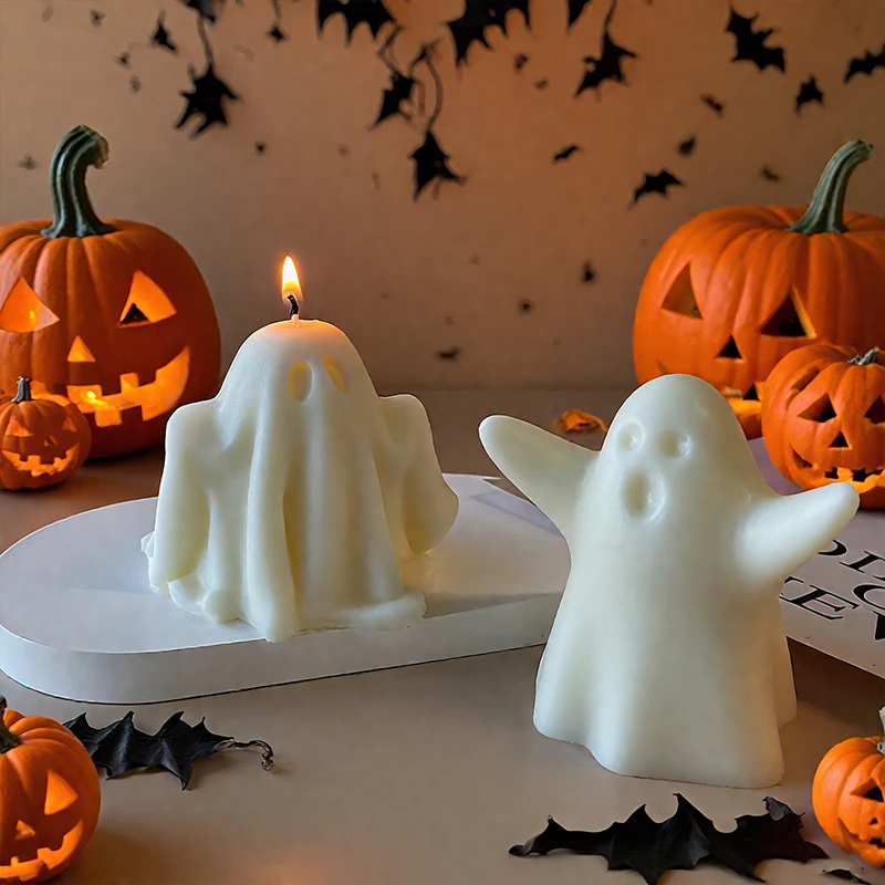 Silicone Mold Halloween Ghost Aromatherapy Candle DIY Ghost Candle Plaster Resin Mould for Spooky Party Decor & Handmade Gifts
Silicone Mold Halloween Ghost Aromatherapy Candle DIY Ghost Candle Plaster Resin Mould for Spooky Party Decor & Handmade Gifts