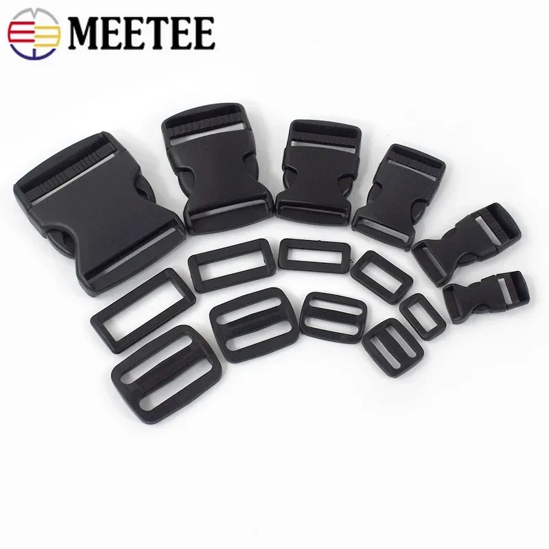 5/10Sets 15-50mm Plastic Release Buckle Bag Strap Buckles Tri-Glide O Ring Adjust Clip Clasp Belt Webbing HookDIY Accessories
5/10Sets 15-50mm Plastic Release Buckle Bag Strap Buckles Tri-Glide O Ring Adjust Clip Clasp Belt Webbing HookDIY Accessories