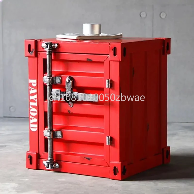 Retro Theme Sofa Bedside Table Bedside Table Tin Metal Cabinet Home Creative Storage Office Cabinet Safe
Retro Theme Sofa Bedside Table Bedside Table Tin Metal Cabinet Home Creative Storage Office Cabinet Safe