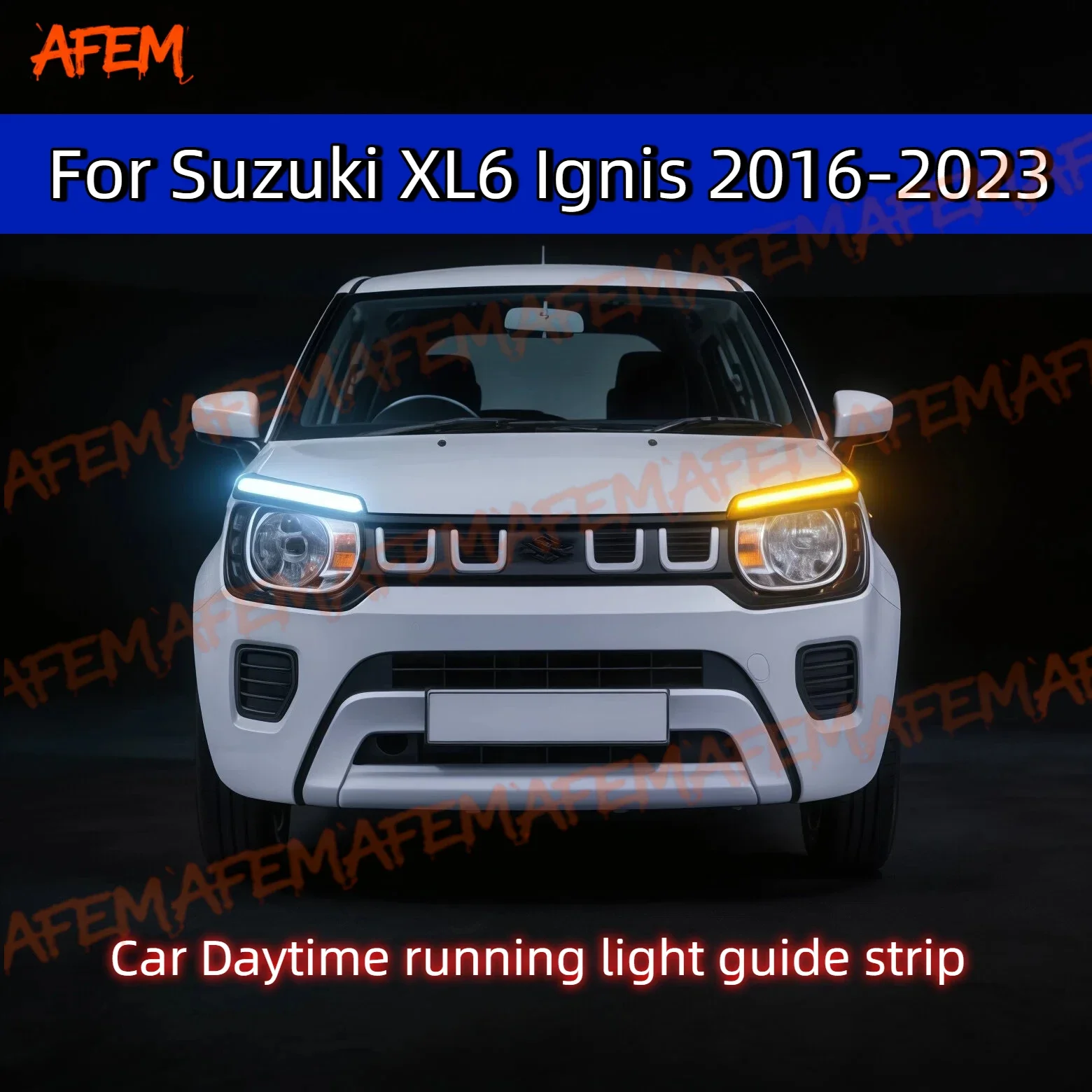 For Suzuki XL6 Ignis 2016-2023 2pcs Led Guide Strip Headlight For Car Daytime Running Lights Turn Signal DRL Car Modification
For Suzuki XL6 Ignis 2016-2023 2pcs Led Guide Strip Headlight For Car Daytime Running Lights Turn Signal DRL Car Modification