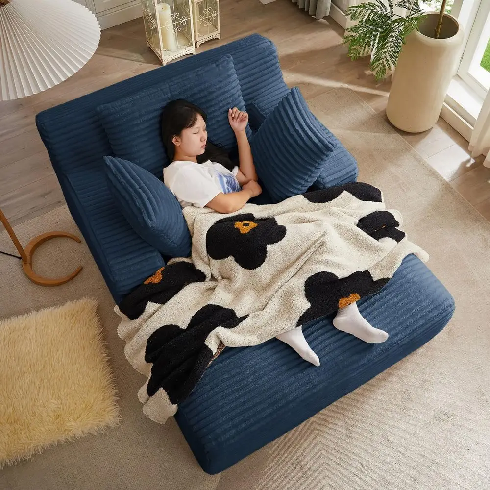 50 Inches Chaise Lounge Indoor, Oversized Chaise Lounge Chair with 3 Throw Pillows and Armrests, Corduroy Upholstered Plush Sofa
50 Inches Chaise Lounge Indoor, Oversized Chaise Lounge Chair with 3 Throw Pillows and Armrests, Corduroy Upholstered Plush Sofa