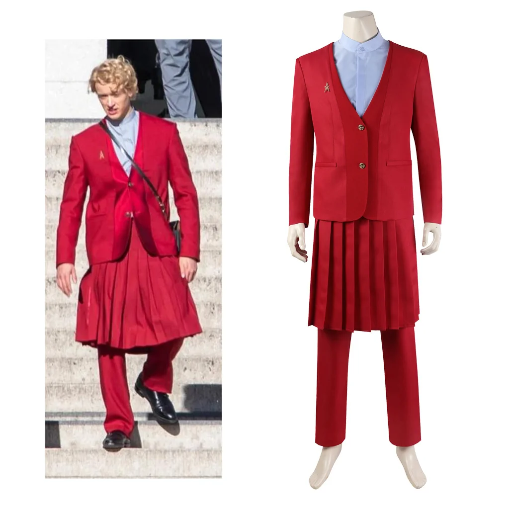 Movie Ballad Of Songbirds And Snakes Cosplay Snow Costume Red Outfits Snow Uniform Costume Jacket Shirt Pants Apron Full Set
Movie Ballad Of Songbirds And Snakes Cosplay Snow Costume Red Outfits Snow Uniform Costume Jacket Shirt Pants Apron Full Set