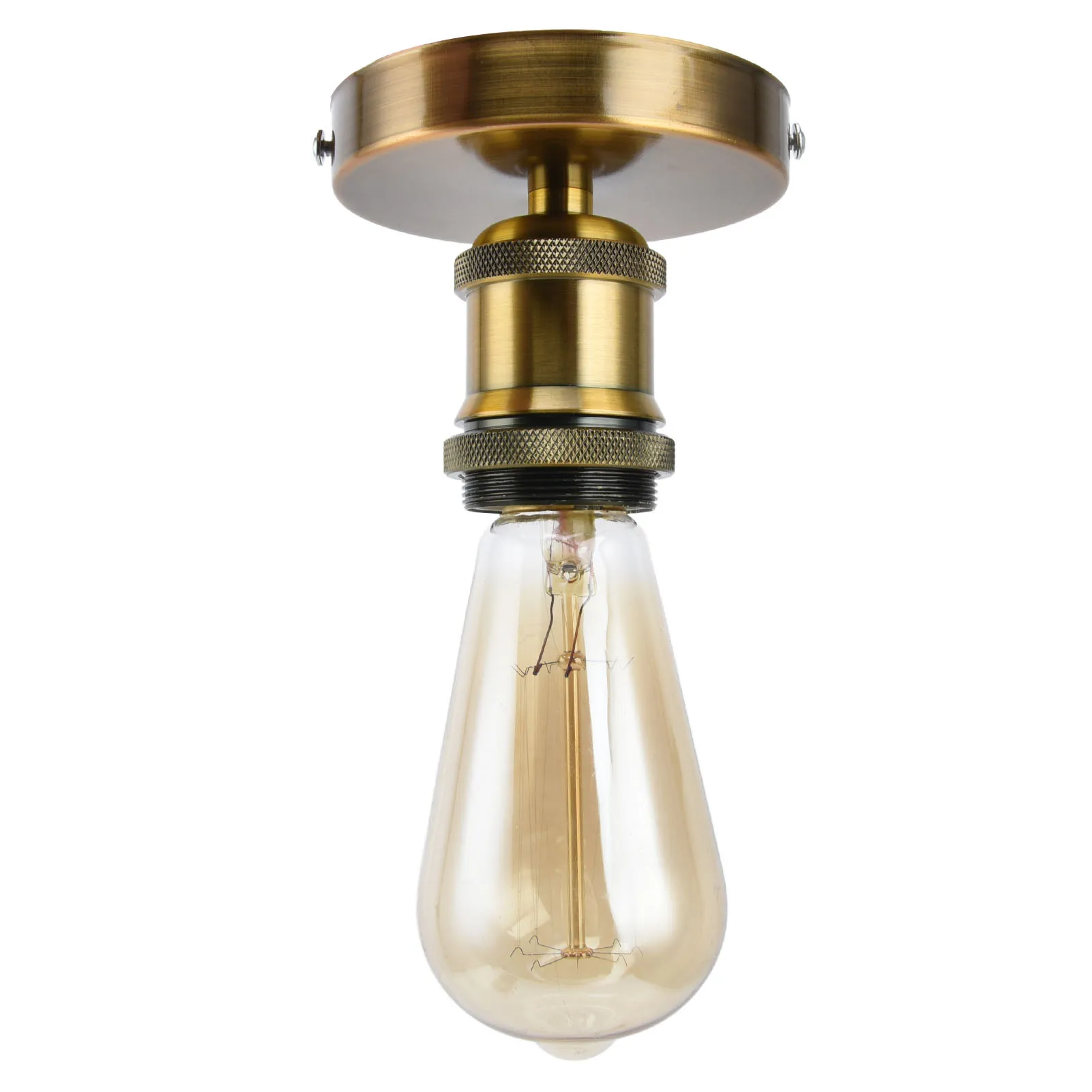 ZK20 Vintage E26 E27 Lamp Socket Ceiling Lamp Holder with Accessories for Kitchen Bedroom Living Room 100‑240VAntique 
ZK20 Vintage E26 E27 Lamp Socket Ceiling Lamp Holder with Accessories for Kitchen Bedroom Living Room 100‑240VAntique