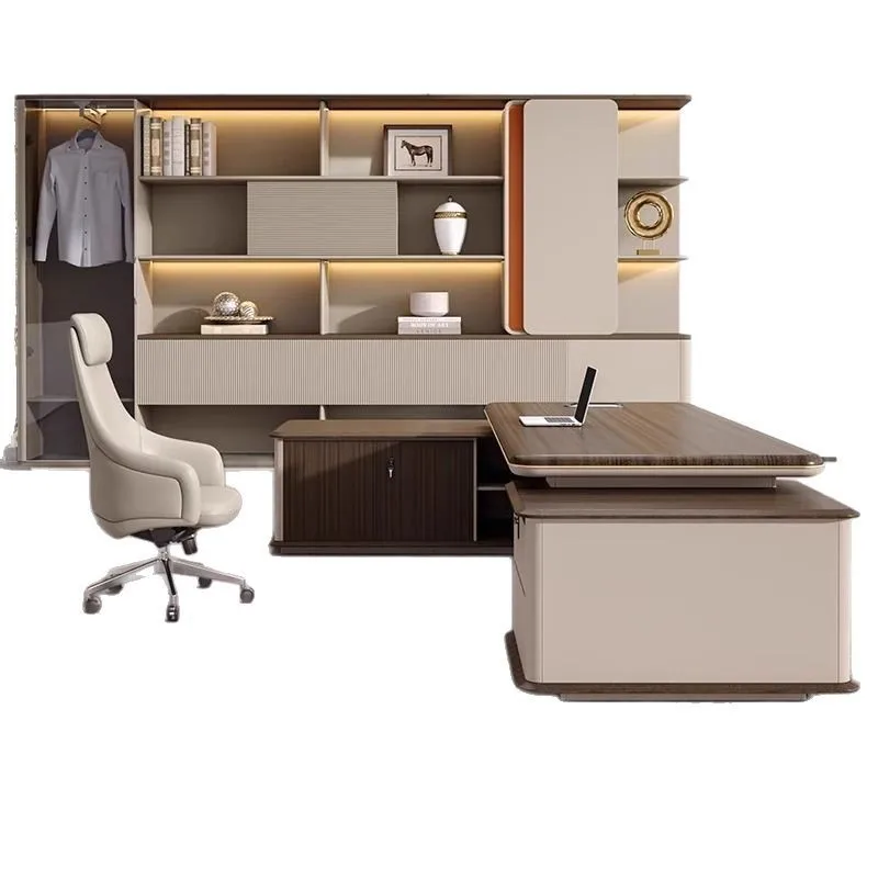 Комбинация стола и стула Boss, простой современный легкий роскошный компьютерный офис для пожилых людей
Комбинация стола и стула Boss, простой современный легкий роскошный компьютерный офис для пожилых людей