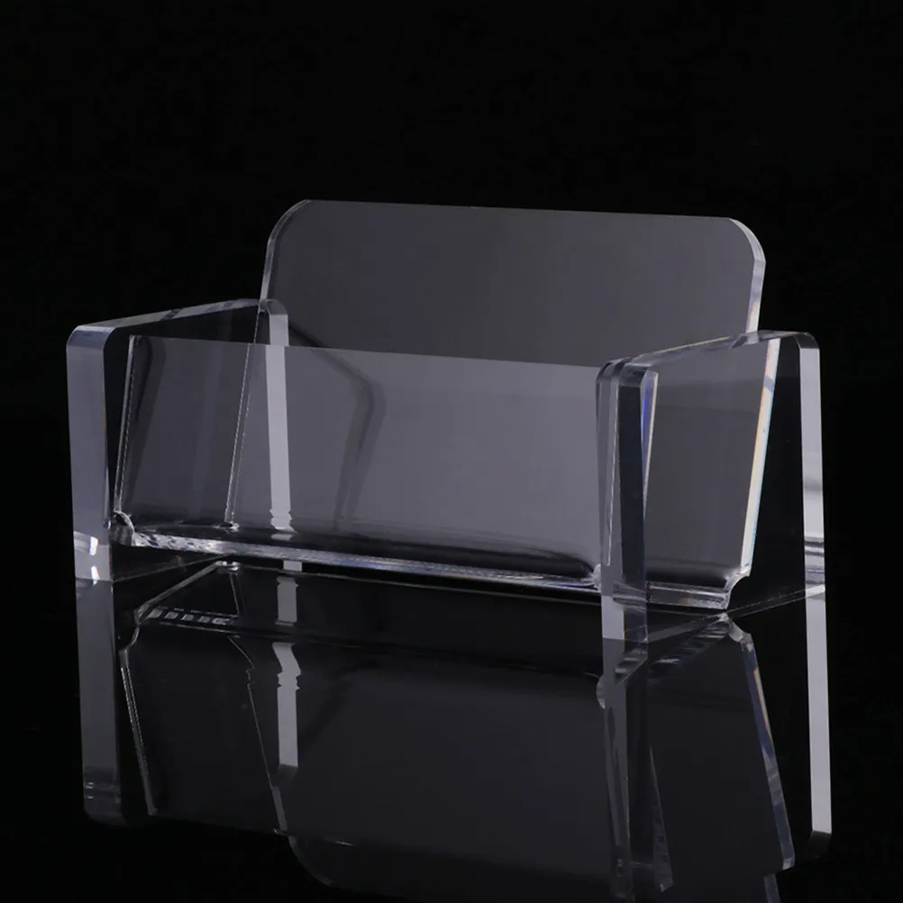 2Pcs Business Card Holder Acrylic Desktop Organizer Compact Storage Stand Desk Display Small Card Organizer for Office Reception
2Pcs Business Card Holder Acrylic Desktop Organizer Compact Storage Stand Desk Display Small Card Organizer for Office Reception