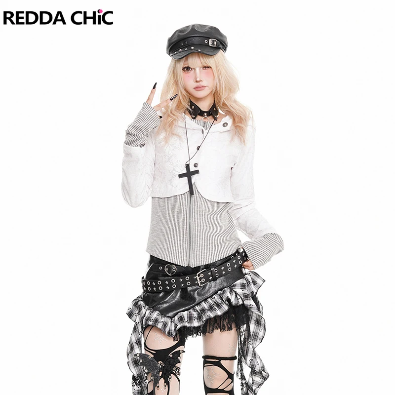 ReddaChic Zip Up Hoodie Cardigan with Hood Long Sleeve Graphic Rhinestone Knit Top Y2k Women Clothes Punk T-shirt Sweatshirt
ReddaChic Zip Up Hoodie Cardigan with Hood Long Sleeve Graphic Rhinestone Knit Top Y2k Women Clothes Punk T-shirt Sweatshirt