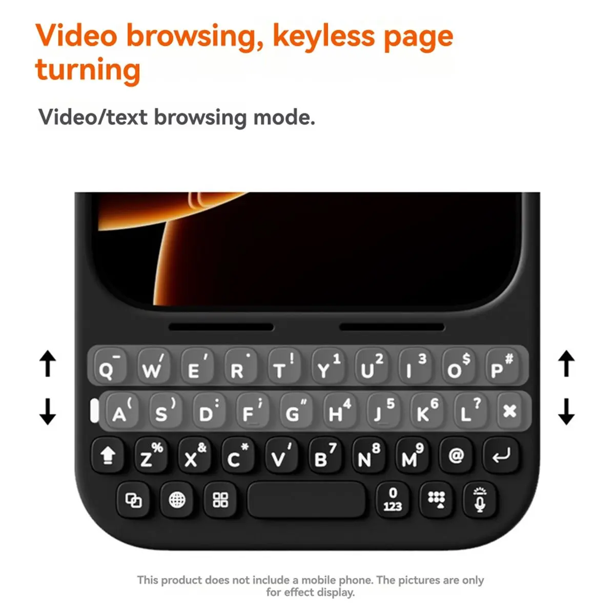 (A26M) For AKKOMetaKey for IPhone 16 Pro Max All-in-One Phone Case Physical Keyboard BlackBerry Feel Magnetic Suction Black
(A26M) For AKKOMetaKey for IPhone 16 Pro Max All-in-One Phone Case Physical Keyboard BlackBerry Feel Magnetic Suction Black