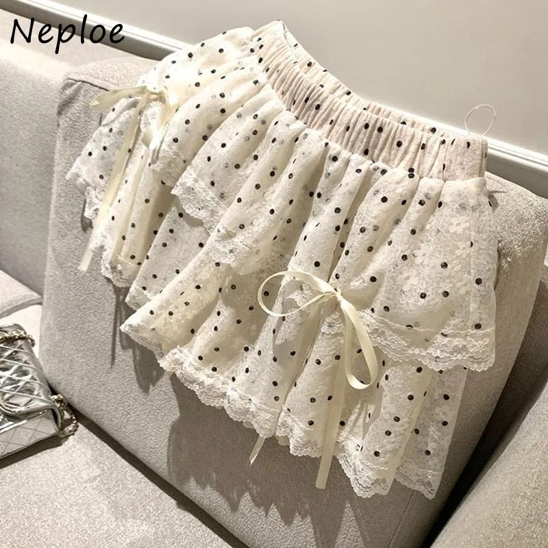 Nepleo Fashion Sweet Wave Point Lace Bow Faldas Mujer Y2k High Waist Skirt for Women 2025 Summer New Ruched Cake Skirts
Nepleo Fashion Sweet Wave Point Lace Bow Faldas Mujer Y2k High Waist Skirt for Women 2025 Summer New Ruched Cake Skirts