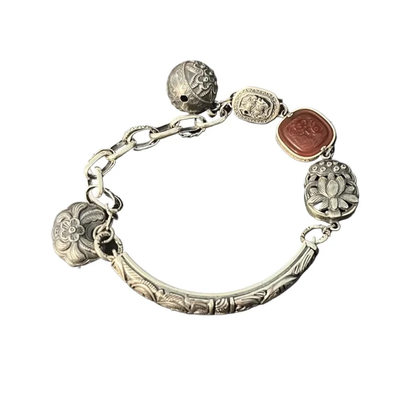 Браслет с анемоном Ruyi Lock 925, женский нишевый дизайн, новый китайский универсальный браслет
Браслет с анемоном Ruyi Lock 925, женский нишевый дизайн, новый китайский универсальный браслет