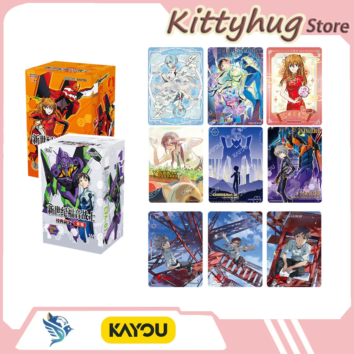 Kayou Neon Genesis Evangelion Classics Break Through Eva Card Collectible Card Surrounding Toys Gift For Toy
Kayou Neon Genesis Evangelion Classics Break Through Eva Card Collectible Card Surrounding Toys Gift For Toy