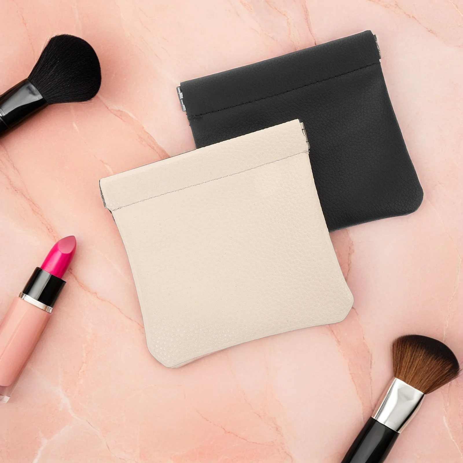 Travel Jewelry Cases for Women 2pcs Small Makeup Pouches Coin Pouch with Snap Closure Lightweight Organizer for Daily Use
Travel Jewelry Cases for Women 2pcs Small Makeup Pouches Coin Pouch with Snap Closure Lightweight Organizer for Daily Use