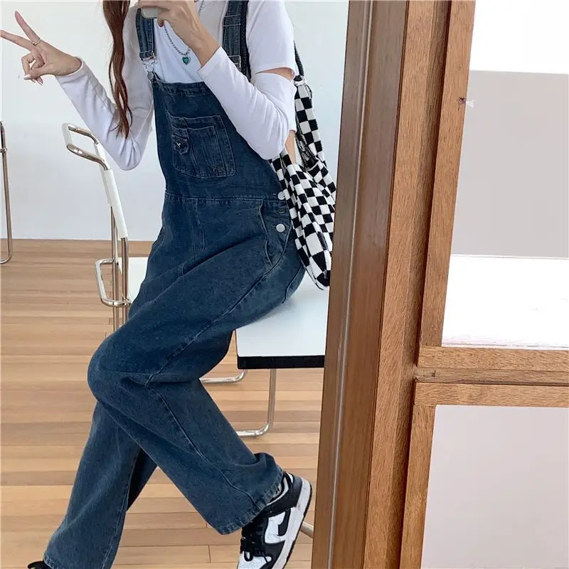Plus Size Denim Overalls Women Flattering Loose Fit Korean Design Age Defying Bib Jumpsuit Spring Autumn
Plus Size Denim Overalls Women Flattering Loose Fit Korean Design Age Defying Bib Jumpsuit Spring Autumn