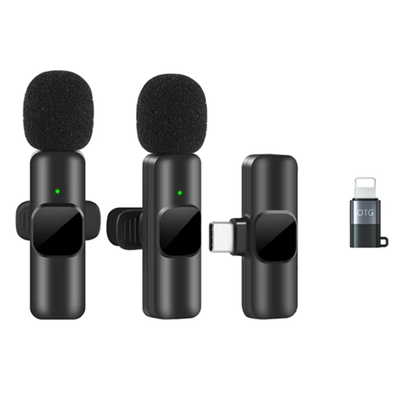 Wireless Lavalier Microphone Portable Audio Video Recording Mini Mic For Live Broadcast Gaming Phone Mic
Wireless Lavalier Microphone Portable Audio Video Recording Mini Mic For Live Broadcast Gaming Phone Mic