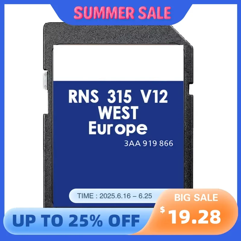Новейшая RNS315 V12 Западная Европа не для RNS310 2020/2021 100% рабочий AZ V12 навигационная SD-карта
Новейшая RNS315 V12 Западная Европа не для RNS310 2020/2021 100% рабочий AZ V12 навигационная SD-карта