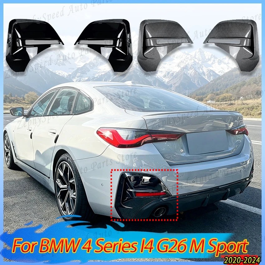 Rear Bumper Side Air Vent Trim Cover Boot For BMW 4 Series i4 G26 M Sport 2020-2024 Tail Fog Light Frame Spoiler Protector Guard
Rear Bumper Side Air Vent Trim Cover Boot For BMW 4 Series i4 G26 M Sport 2020-2024 Tail Fog Light Frame Spoiler Protector Guard