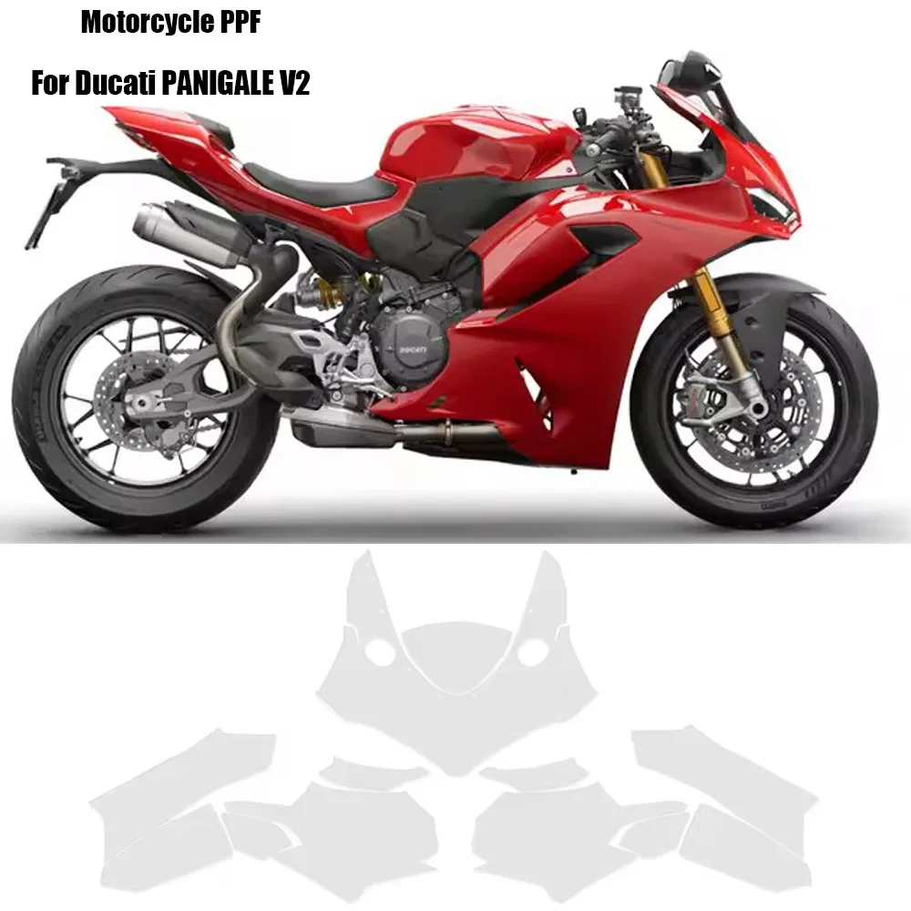 Для мотоцикла Ducati PANIGALE V2: Комплект защитных пленок из ТПУ от царапин, защитные элементы обтекателя Panigale V2, защитная пленка PPF для краски 2025 года
Для мотоцикла Ducati PANIGALE V2: Комплект защитных пленок из ТПУ от царапин, защитные элементы обтекателя Panigale V2, защитная пленка PPF для краски 2025 года