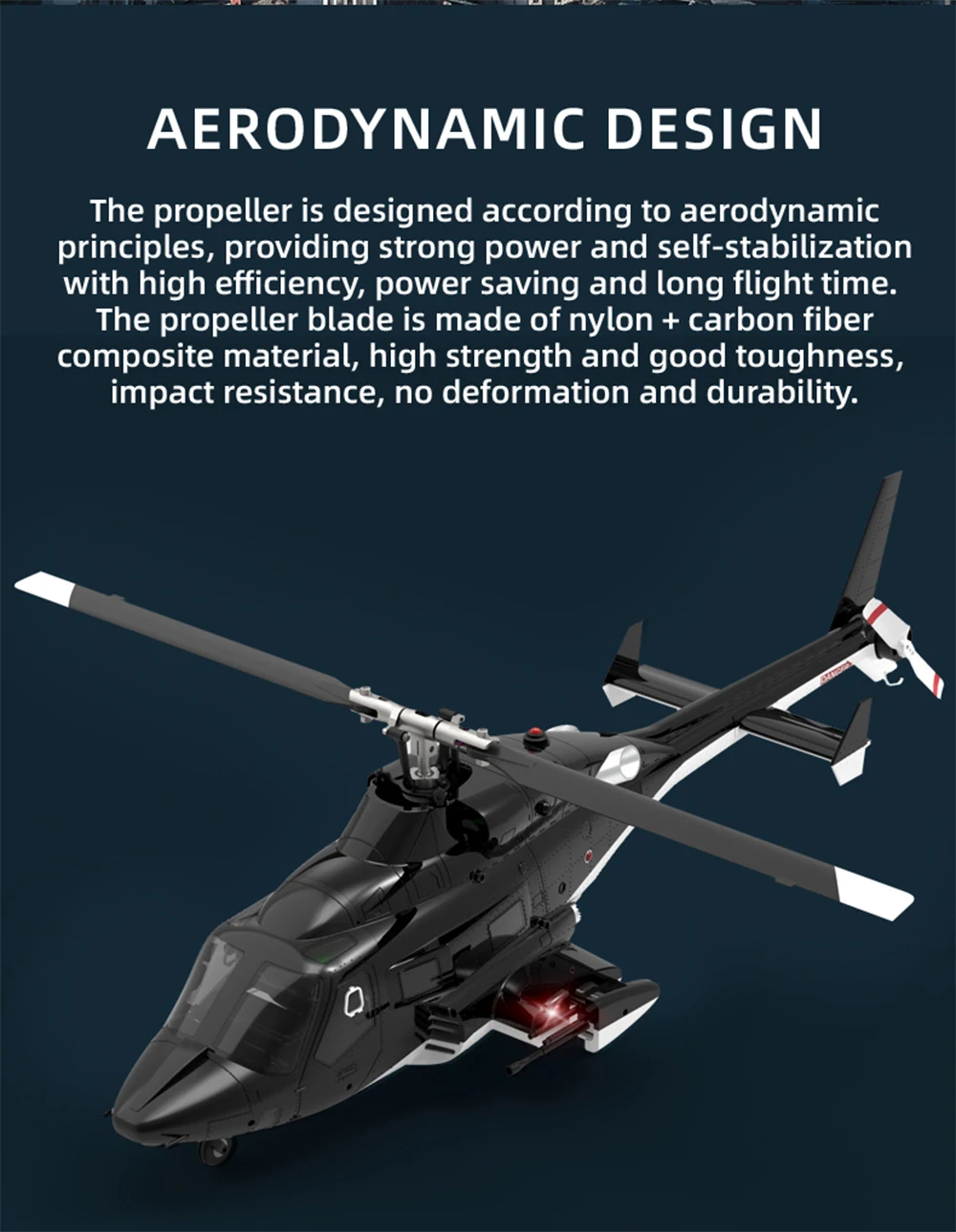 YUXIANG RC Helicopte F02-V 3D Flight Plane 6CH Dual Brushless Motor 6-Axis Gyro 1/34 Scale Airwolf Remote Control Helicopter
YUXIANG RC Helicopte F02-V 3D Flight Plane 6CH Dual Brushless Motor 6-Axis Gyro 1/34 Scale Airwolf Remote Control Helicopter