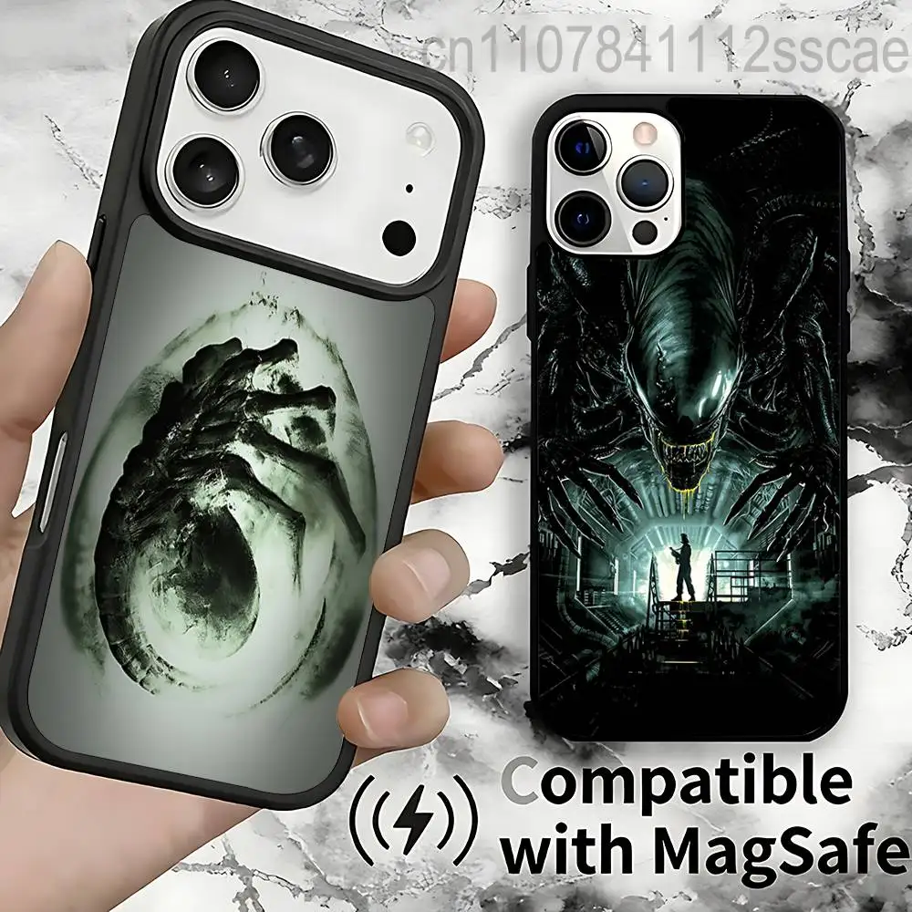 Чехол AlienS Movie Xenomorph-es для iPhone 17,16,15,14,13,12,11,Pro,Max,Plus,Mini,SE4,E с магнитной беспроводной зарядкой Magsafe
Чехол AlienS Movie Xenomorph-es для iPhone 17,16,15,14,13,12,11,Pro,Max,Plus,Mini,SE4,E с магнитной беспроводной зарядкой Magsafe