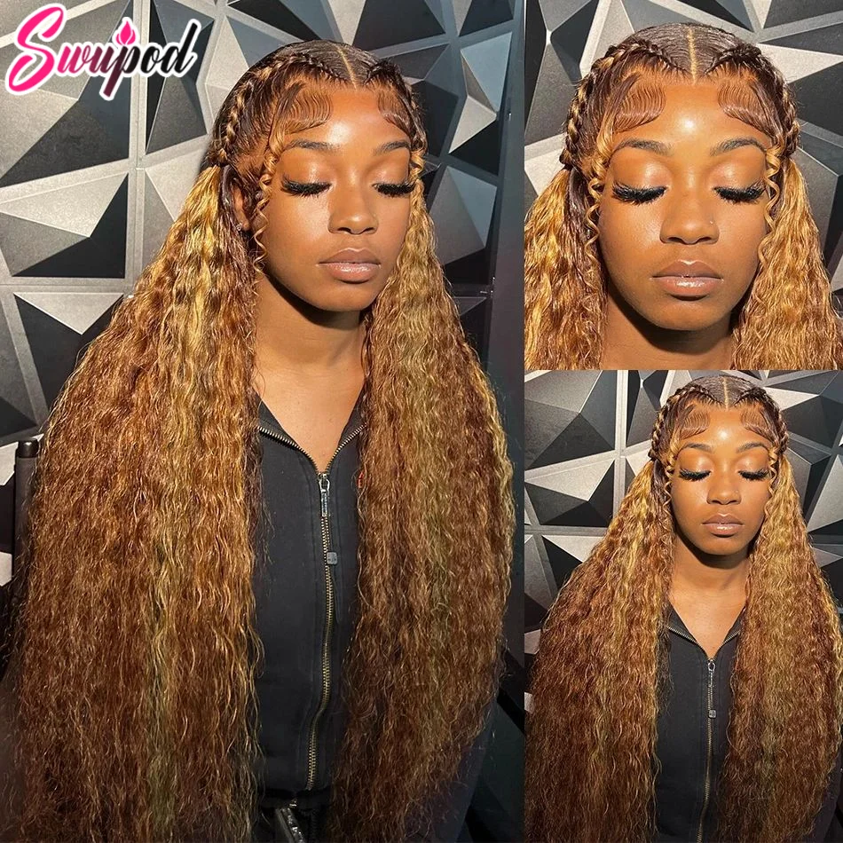 13x4 Honey Blonde Lace Frontal Wig Pre plucked Highlight Curly Wigs Human Hair HD 13X6 Lace Front Wig Colored Human Hair Wigs
13x4 Honey Blonde Lace Frontal Wig Pre plucked Highlight Curly Wigs Human Hair HD 13X6 Lace Front Wig Colored Human Hair Wigs