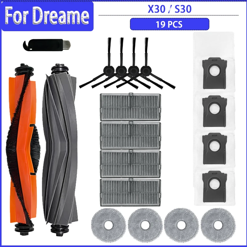 Основная боковая щетка, HEPA фильтр, Швабра, пылесборник для Dreame L10s Pro Ultra Heat /X30 Ultra / X30 Pro Аксессуары для робота-пылесоса
Основная боковая щетка, HEPA фильтр, Швабра, пылесборник для Dreame L10s Pro Ultra Heat /X30 Ultra / X30 Pro Аксессуары для робота-пылесоса