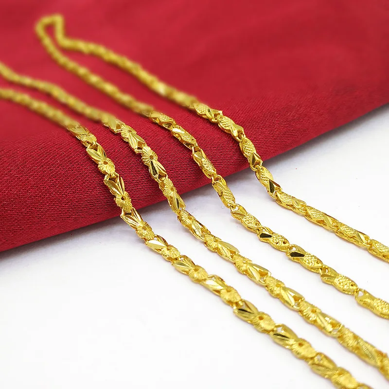 9999 Real Gold 24K Jewelry Ladies Sweater Necklace New Elegant Fish Rabbit Inverted Mold 1:1 Necklace
9999 Real Gold 24K Jewelry Ladies Sweater Necklace New Elegant Fish Rabbit Inverted Mold 1:1 Necklace