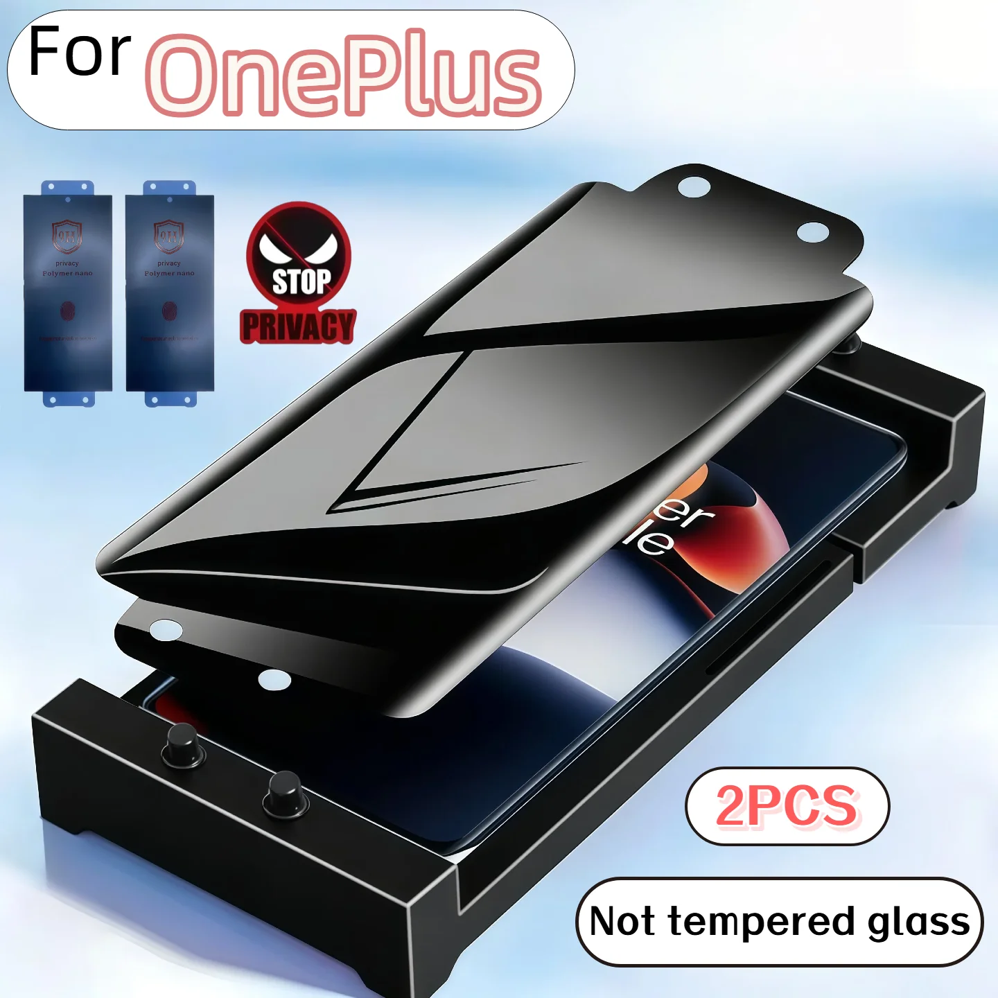 2-Pack Anti-Spy Screen Protector for Oneplus 9Pro 10Pro 11R 11Pro Ace2 Pro Series Phones,Not tempered glass
2-Pack Anti-Spy Screen Protector for Oneplus 9Pro 10Pro 11R 11Pro Ace2 Pro Series Phones,Not tempered glass