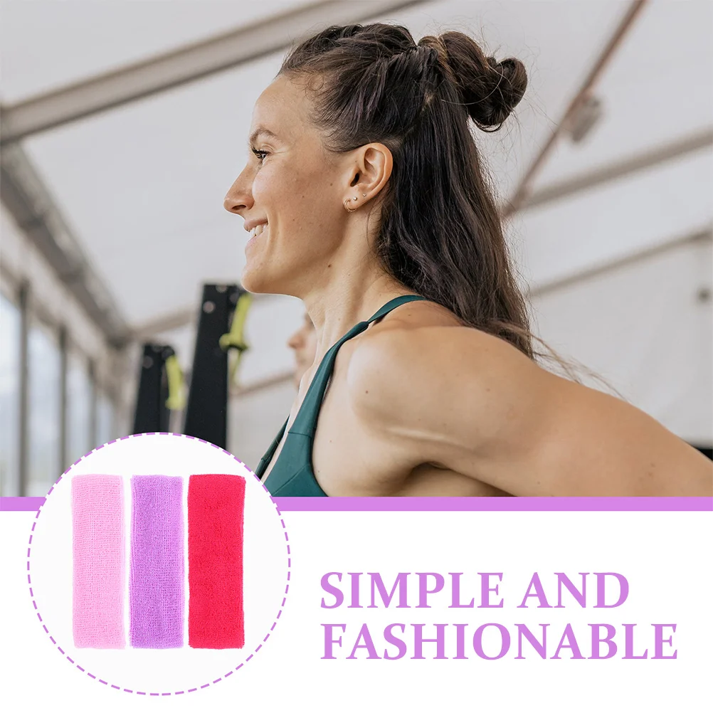 3 Pcs Pink Rose Purple Elastic Headbands for Women Sports Fitness Yoga Sweatbands Soft Absorbent Stretchy Lightweight
3 Pcs Pink Rose Purple Elastic Headbands for Women Sports Fitness Yoga Sweatbands Soft Absorbent Stretchy Lightweight