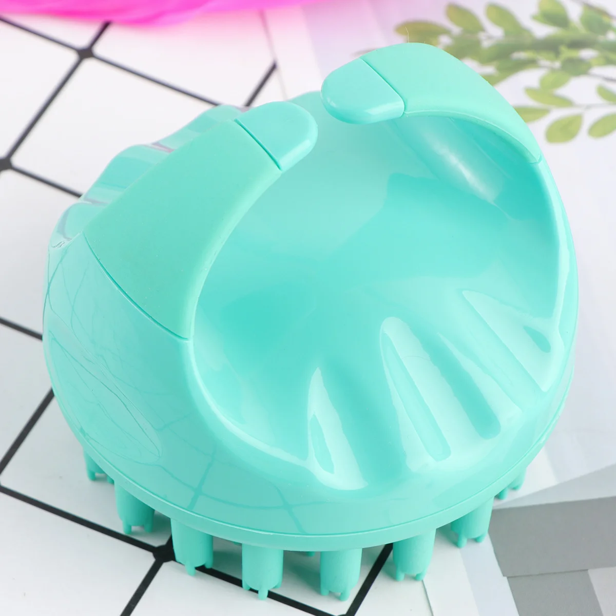 1pc Massage Brush Silicone Hair Massager For Scalp Stimulation Deep Tissue Relaxation Salon Home Shampoo Bath Tool Green
1pc Massage Brush Silicone Hair Massager For Scalp Stimulation Deep Tissue Relaxation Salon Home Shampoo Bath Tool Green
