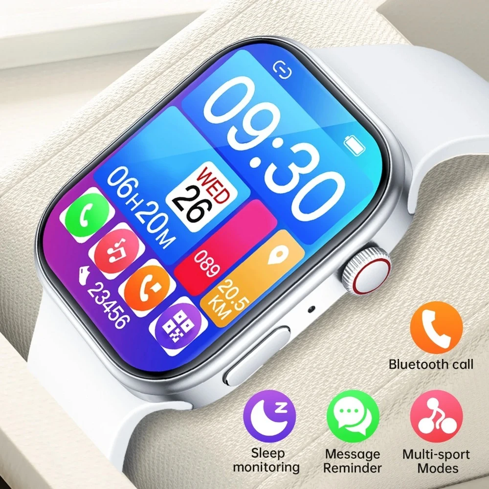 New Smart Watch 1.83" HD Screen, Bluetooth Call, Health & Sleep Monitoring, Multi-Sport Modes, Fashion Smartwatch for Men Women
New Smart Watch 1.83" HD Screen, Bluetooth Call, Health & Sleep Monitoring, Multi-Sport Modes, Fashion Smartwatch for Men Women