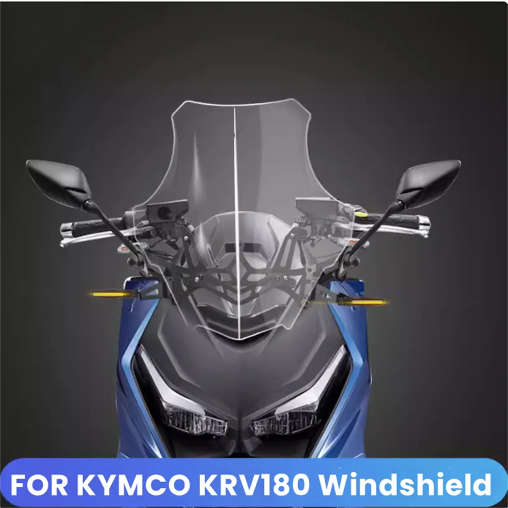 Windshield For KYMCO KRV180 180KRV motorcycle modification front windshield high definition transparent raised accessories
Windshield For KYMCO KRV180 180KRV motorcycle modification front windshield high definition transparent raised accessories
