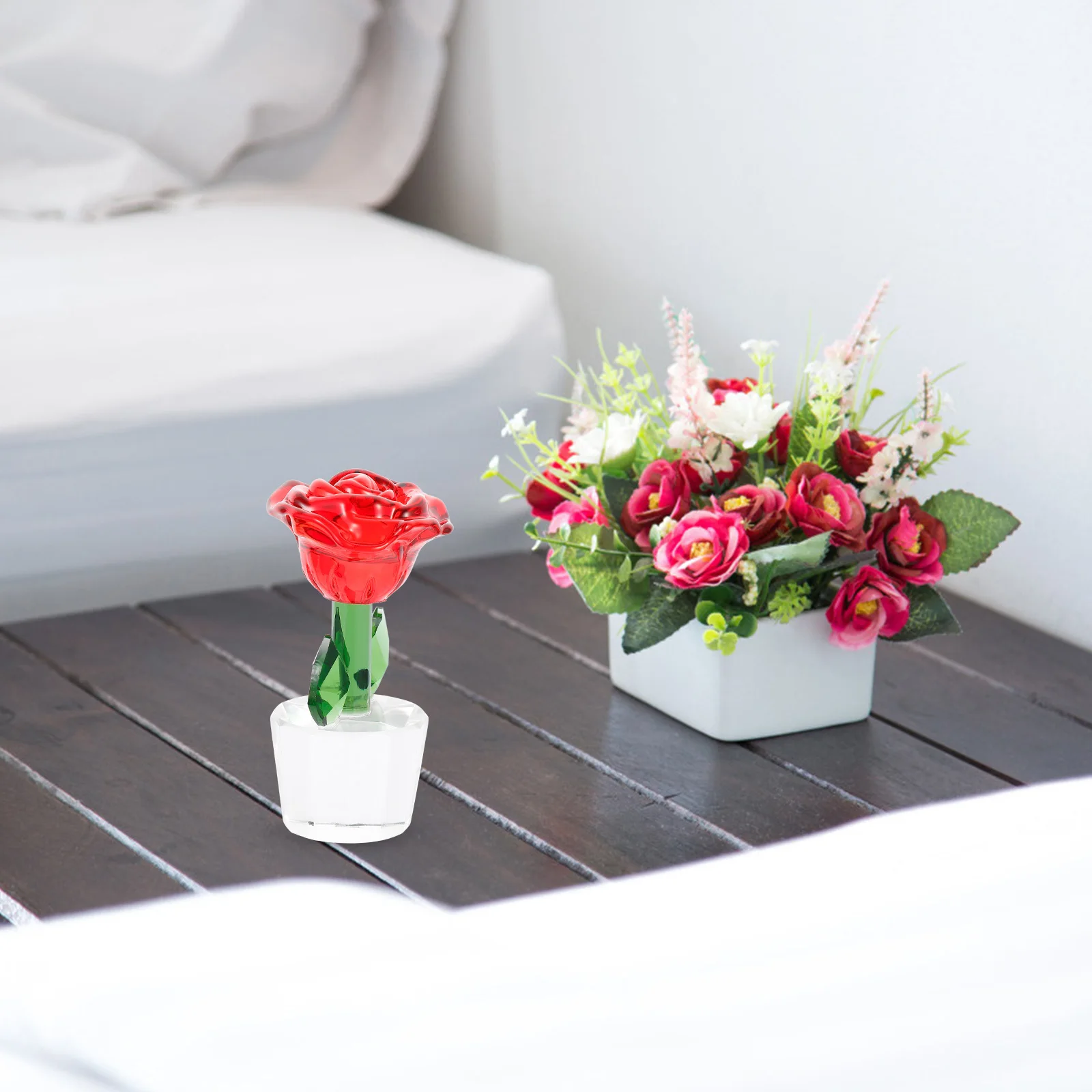 Crystal Rose Decor Premium Crystal Rose Ornament Lasting Romantic Home Accent Perfect Valentine Gift for Loved Ones
Crystal Rose Decor Premium Crystal Rose Ornament Lasting Romantic Home Accent Perfect Valentine Gift for Loved Ones