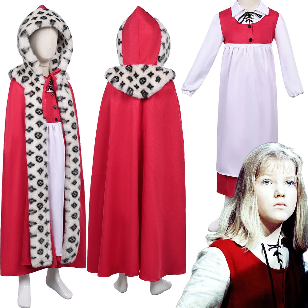 Kids Disguise Movie Snow Queen Gerda Red Cloak Dress Outfits Girls Снежная королева Cosplay Children Costume Halloween Party
Kids Disguise Movie Snow Queen Gerda Red Cloak Dress Outfits Girls Снежная королева Cosplay Children Costume Halloween Party