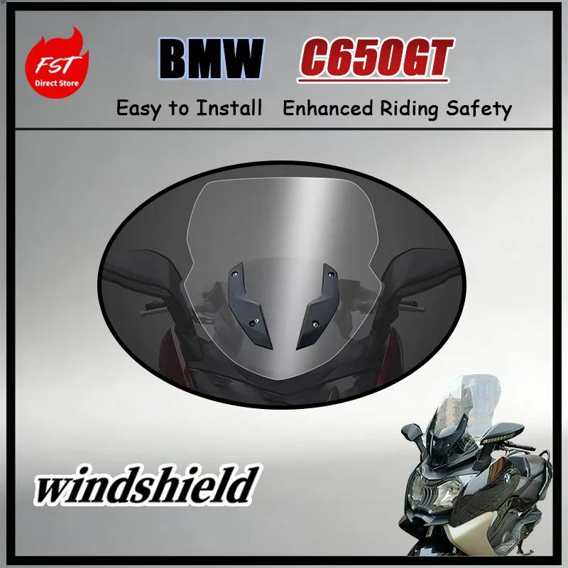 FOR BMW C650GT Heavy Duty Chest Windscreen Solid Thick Structure High-Speed Flutter Shake Eliminator Import Raised Windscreen
FOR BMW C650GT Heavy Duty Chest Windscreen Solid Thick Structure High-Speed Flutter Shake Eliminator Import Raised Windscreen