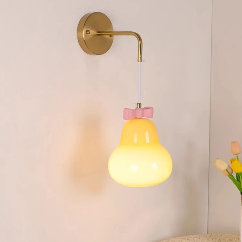 Pink Bow Glass Wall Lamps Cute Little Girl Bedroom Bedside Lamp Modern Romantic Children's Room Princess Room Decor Wall Lights
Pink Bow Glass Wall Lamps Cute Little Girl Bedroom Bedside Lamp Modern Romantic Children's Room Princess Room Decor Wall Lights