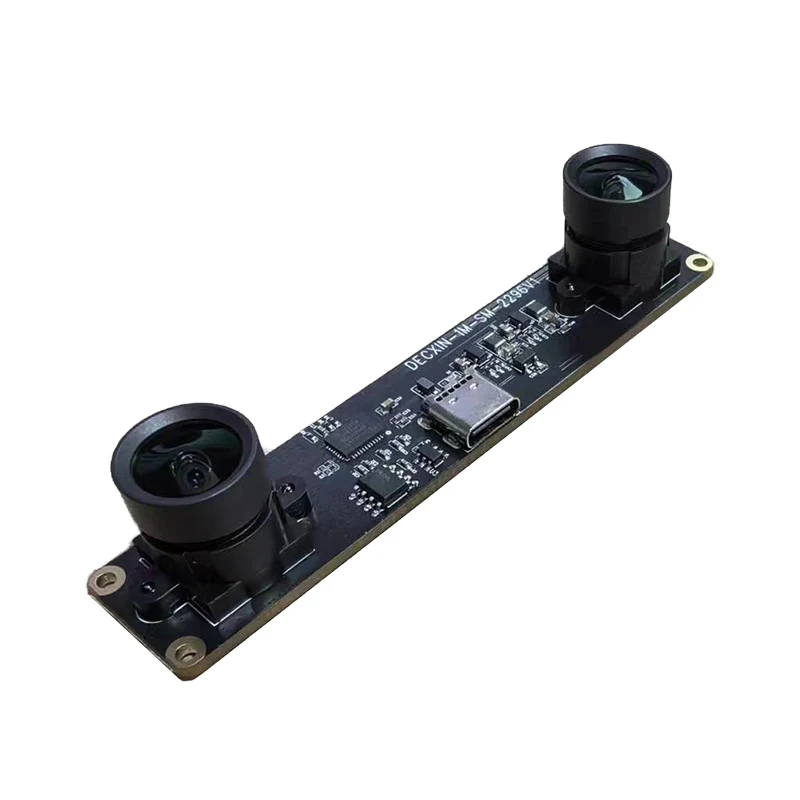 1MP 720P Binocular Camera Synchronized 3D Reconstruction Same Frame Depth Detection VR Ranging UVC Driver Camera Module
1MP 720P Binocular Camera Synchronized 3D Reconstruction Same Frame Depth Detection VR Ranging UVC Driver Camera Module