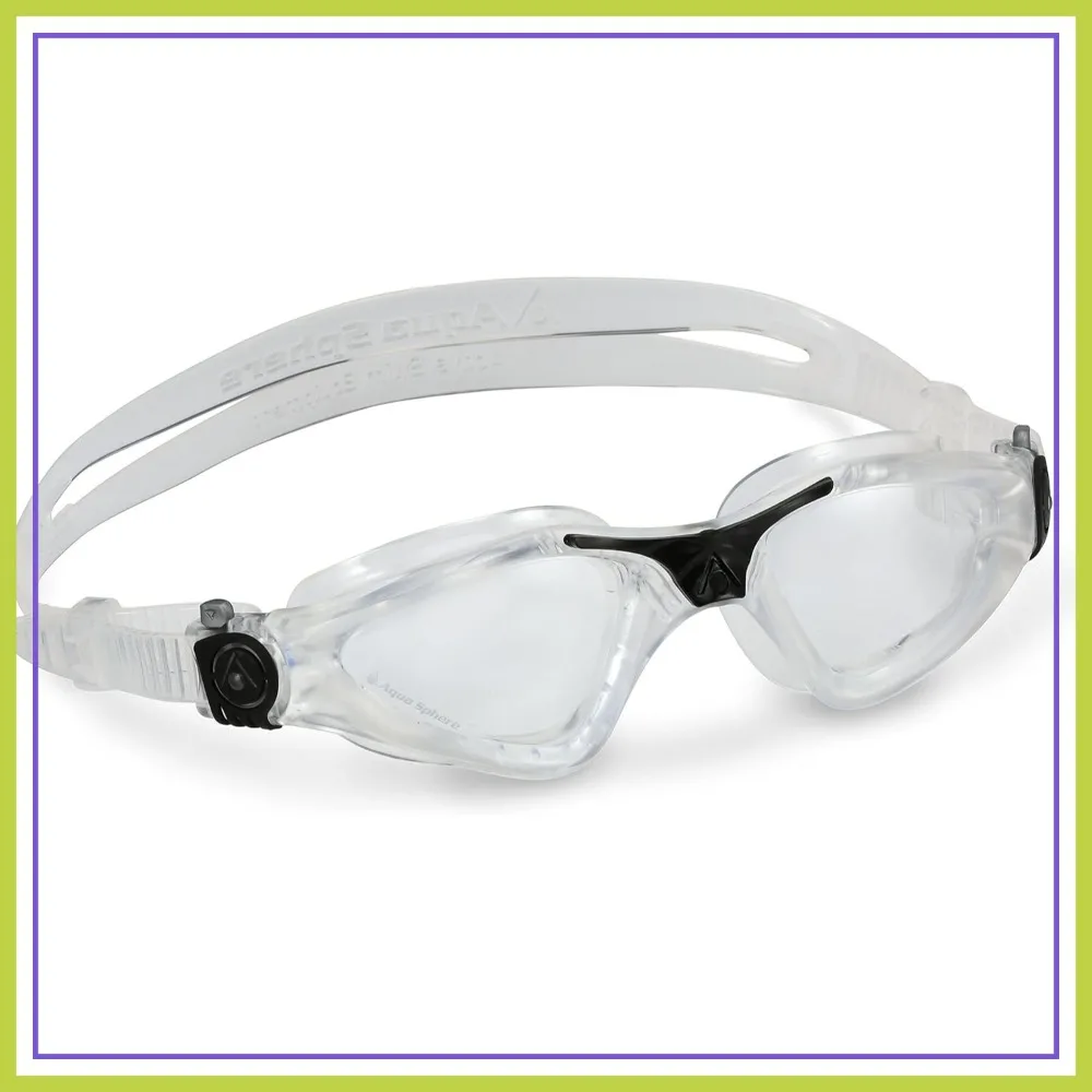 Swim Goggles with Clear Lenses for Indoor & Low Light, Quick-Fit Buckle, Hypoallergenic Microframe
Swim Goggles with Clear Lenses for Indoor & Low Light, Quick-Fit Buckle, Hypoallergenic Microframe